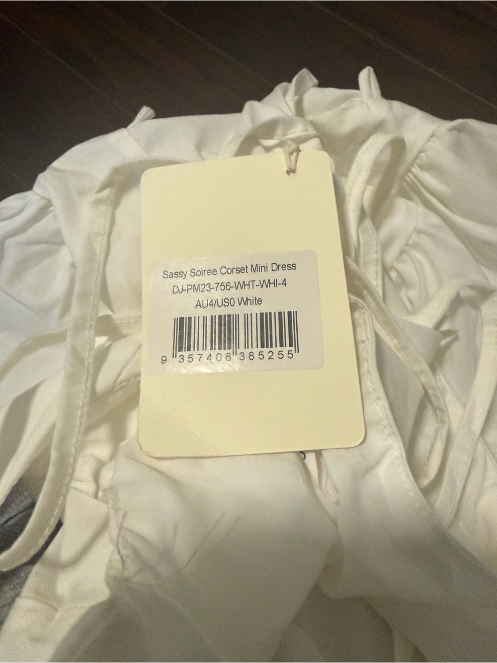 Pepper mayo white corset mini dress - Picture 4 of 9